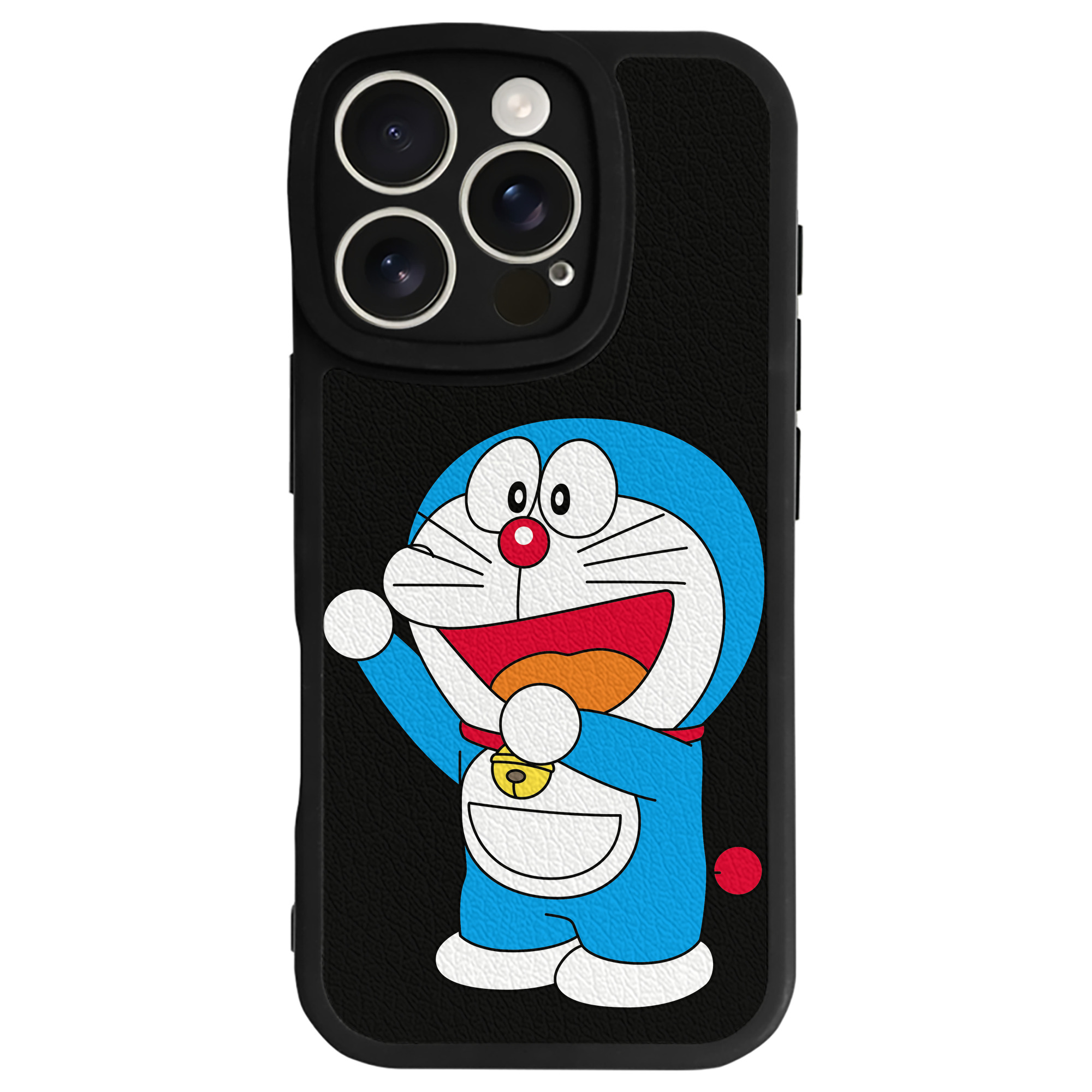 （画像用） ドラえもん Doraemon 【iPhone 16シリーズ対応】シリコンスマホケース（レザー調） 材質：シリコン